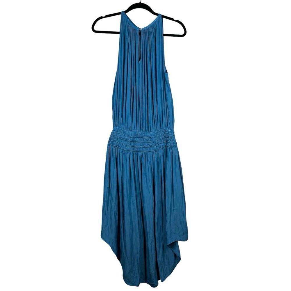 Ramy Brook Paris Sleeveless Mini Dress in Blue Lagoon Women’s Medium - Picture 4 of 7